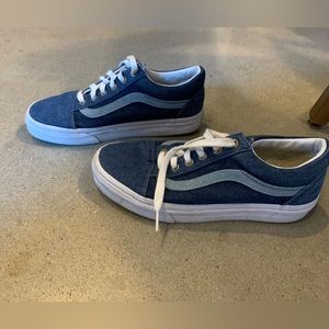 Vans Old Skool Sneakers All Denim 5.5 Men 7 Women unique